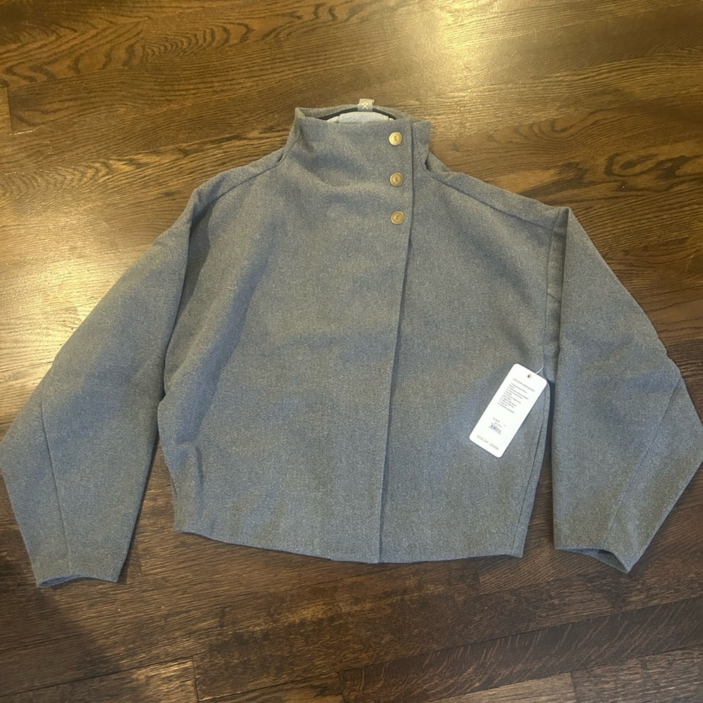 Women's Gray Cocoon Crop Jacket from Rhone